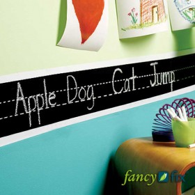 Alphabet Writing blackboard wall sticker